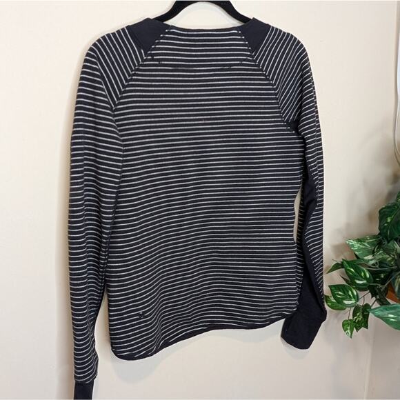 Lululemon Fleet Street Pullover Black and White Stripe Size Small - Picture 5 of 9